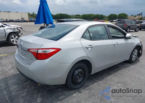 2016 Toyota Corolla Le z USA, uszkodzony, nr VIN 2T1BURHE4GC676260